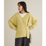 洗える/Vネックフードカシュクールニットプルオーバー | CRAFT STANDARD BOUTIQUE | 詳細画像4 