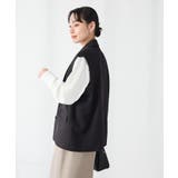 ＜セレモニー＞カットアウトデザインテーラードジレ | CRAFT STANDARD BOUTIQUE | 詳細画像4 