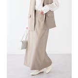 ＜セレモニー＞カットアウトヘムIラインスカート | CRAFT STANDARD BOUTIQUE | 詳細画像1 