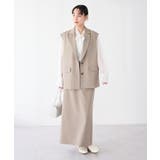 ＜セレモニー＞カットアウトヘムIラインスカート | CRAFT STANDARD BOUTIQUE | 詳細画像13 