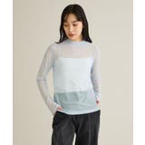 シアーメッシュロングスリーブインナー | CRAFT STANDARD BOUTIQUE | 詳細画像2 