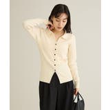 洗える/襟付きコンパクトリブニットカーディガン | CRAFT STANDARD BOUTIQUE | 詳細画像11 