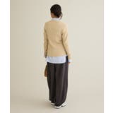 洗える/襟付きコンパクトリブニットカーディガン | CRAFT STANDARD BOUTIQUE | 詳細画像32 