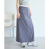 ナイロンダブルウエストIラインスカート | CRAFT STANDARD BOUTIQUE | 詳細画像3