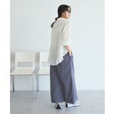 ナイロンダブルウエストIラインスカート | CRAFT STANDARD BOUTIQUE | 詳細画像8