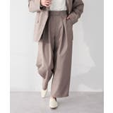 ＜セレモニー＞フロントタックカーブパンツ | CRAFT STANDARD BOUTIQUE | 詳細画像3 