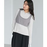 2点セット/ベスト＋ハーフボタンリブニットトップ | CRAFT STANDARD BOUTIQUE | 詳細画像17 
