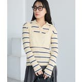 ベージュ | 2点セット/ベスト＋ハーフボタンリブニットトップ | CRAFT STANDARD BOUTIQUE