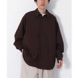 ブラウン | イージーケア/吸水速乾/UVカット / レギュラーカラーシャツ | CRAFT STANDARD BOUTIQUE