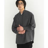 チャコールグレー | イージーケア/吸水速乾/UVカット バンドカラーシャツ | CRAFT STANDARD BOUTIQUE