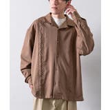 ブラウン | 刺繍キューバシャツ | CRAFT STANDARD BOUTIQUE