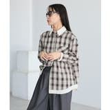 レイヤードライクチェックシャツ | CRAFT STANDARD BOUTIQUE | 詳細画像3 
