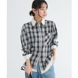 ブラック | レイヤードライクチェックシャツ | CRAFT STANDARD BOUTIQUE