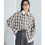 ブラウン | レイヤードライクチェックシャツ | CRAFT STANDARD BOUTIQUE