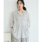 ライトグレー | ヴィンテージボイルロングスリーブブラウス | CRAFT STANDARD BOUTIQUE