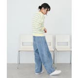 シアーボーダーポロ衿ニットプルオーバー | CRAFT STANDARD BOUTIQUE | 詳細画像10