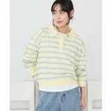 シアーボーダーポロ衿ニットプルオーバー | CRAFT STANDARD BOUTIQUE | 詳細画像2