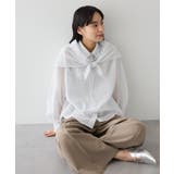 2点セット スカーフ付きシアーストライプシャツ | CRAFT STANDARD BOUTIQUE | 詳細画像9