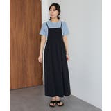 ブラック | 撥水 ギャザーデザインキャミワンピース | CRAFT STANDARD BOUTIQUE