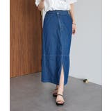 接触冷感/吸水速乾 アシンメトリーデニムスカート | CRAFT STANDARD BOUTIQUE | 詳細画像22 