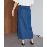 接触冷感/吸水速乾 アシンメトリーデニムスカート | CRAFT STANDARD BOUTIQUE | 詳細画像24 