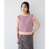 リンクスチェックニットベスト | CRAFT STANDARD BOUTIQUE | 詳細画像2 