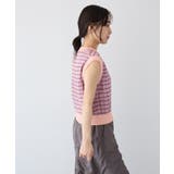 リンクスチェックニットベスト | CRAFT STANDARD BOUTIQUE | 詳細画像3 