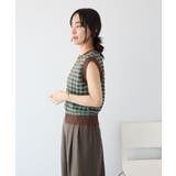 リンクスチェックニットベスト | CRAFT STANDARD BOUTIQUE | 詳細画像12 