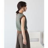 リンクスチェックニットベスト | CRAFT STANDARD BOUTIQUE | 詳細画像14 
