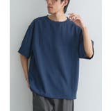 ネイビー | 接触冷感/吸水速乾/UVカット Fluxaire 半袖シャツプルオーバー | CRAFT STANDARD BOUTIQUE