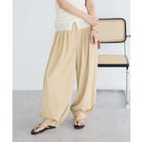 ベージュ | 4タックカーブパンツ | CRAFT STANDARD BOUTIQUE