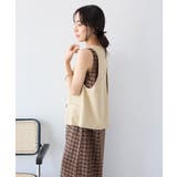 バックスリットショートベスト | CRAFT STANDARD BOUTIQUE | 詳細画像3 