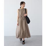 吸水速乾/UVカットシアサッカーノースリーブワンピース | CRAFT STANDARD BOUTIQUE | 詳細画像2