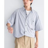 ストライプ半袖ドローコードシャツ | CRAFT STANDARD BOUTIQUE | 詳細画像7 