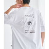 ホワイト | スペースアートグラフィックTシャツ | CRAFT STANDARD BOUTIQUE
