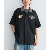 ブラック | オープンカラーボーリングシャツ | CRAFT STANDARD BOUTIQUE
