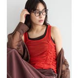 レッド | 2点セット シアーシャーリングレイヤードタンク | CRAFT STANDARD BOUTIQUE
