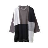 ブロッキング配色ニット7分袖TEE | CRAFT STANDARD BOUTIQUE | 詳細画像28