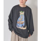 B | 【ユニセックス】アニマルプリントL/S TEE-A | CRAFT STANDARD BOUTIQUE
