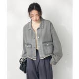カットオフデニムショートジャケット | CRAFT STANDARD BOUTIQUE | 詳細画像10