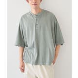 ブルー | ヴィンテージ加工 ヘンリーTEE | CRAFT STANDARD BOUTIQUE