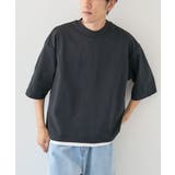 接触冷感/速乾/UVカット レイヤード半袖TEE | CRAFT STANDARD BOUTIQUE | 詳細画像20