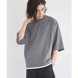 チャコールグレー | 接触冷感/速乾/UVカット レイヤード半袖TEE | CRAFT STANDARD BOUTIQUE