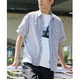 ヒッコリーストライプ刺繍入りワークシャツ | CRAFT STANDARD BOUTIQUE | 詳細画像1