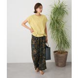 レーヨン総柄ワイドパンツ | CRAFT STANDARD BOUTIQUE | 詳細画像15