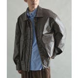 ブラウン | フェイクレザー A-2ジャケット | CRAFT STANDARD BOUTIQUE