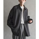 ブラック | ダブルジョーゼットシャツブルゾン | CRAFT STANDARD BOUTIQUE