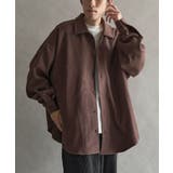 ブラウン | ダブルジョーゼットシャツブルゾン | CRAFT STANDARD BOUTIQUE
