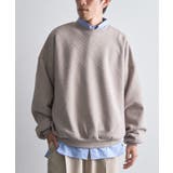 グレーベージュ | 裏フリースフクレジャカードスウェット | CRAFT STANDARD BOUTIQUE