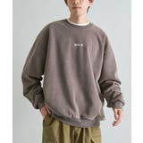 スノーウォッシュボンディング裏毛ロゴ刺繍スウェット | CRAFT STANDARD BOUTIQUE | 詳細画像1 